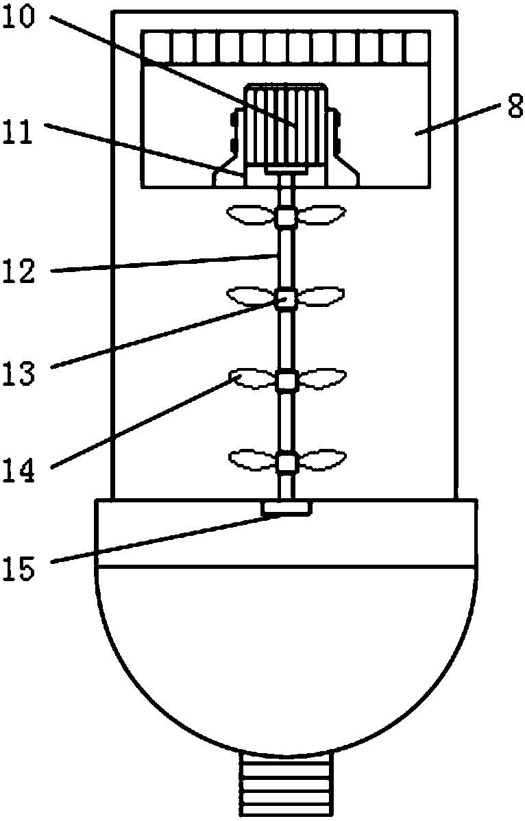 LED illuminating lamp capable of efficiently dissipating heat