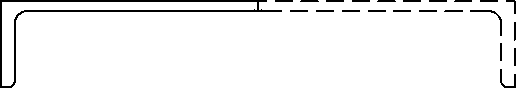 Method for processing profiled bar with asymmetrical cross section