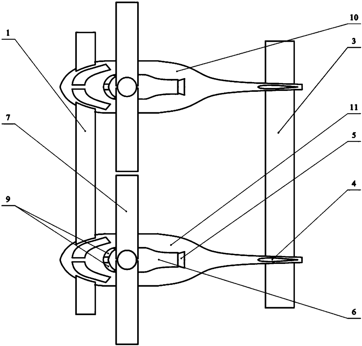 Vertical take-off and landing double-body aircraft