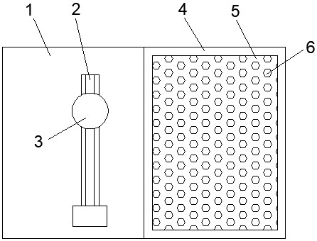 Wind and sand prevention distribution box for desert area and wind and sand prevention method