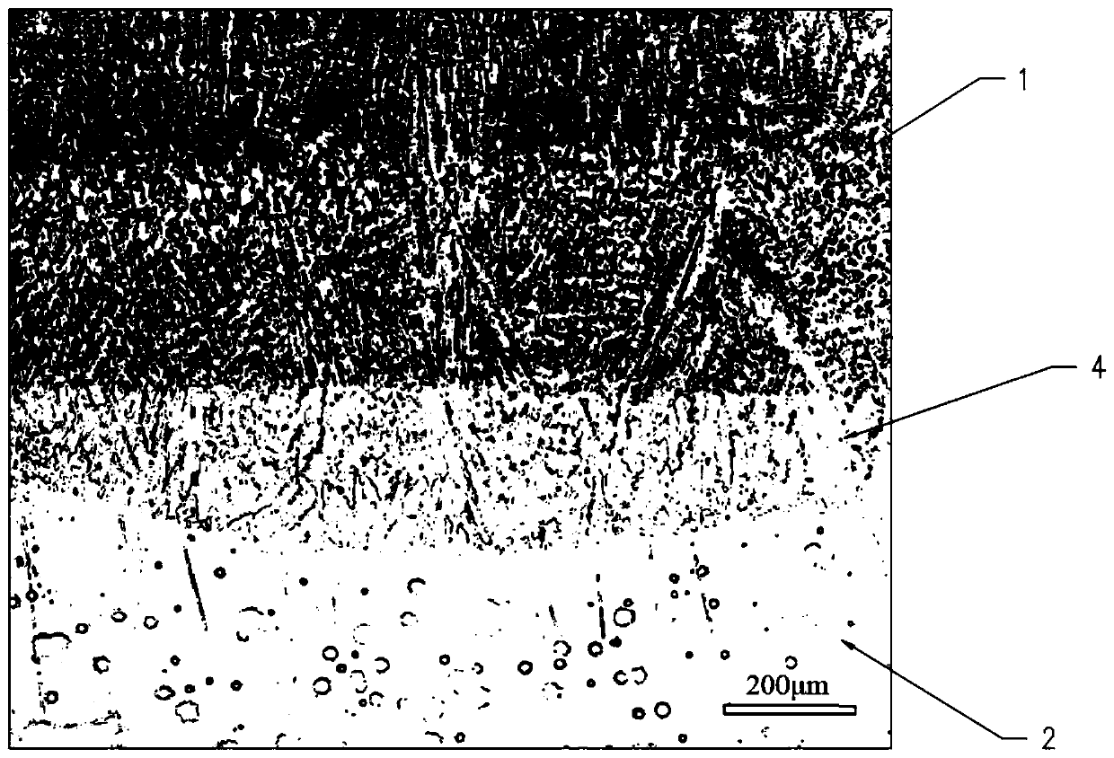 Laser cladding method used for controlling producing of copper permeating cracks