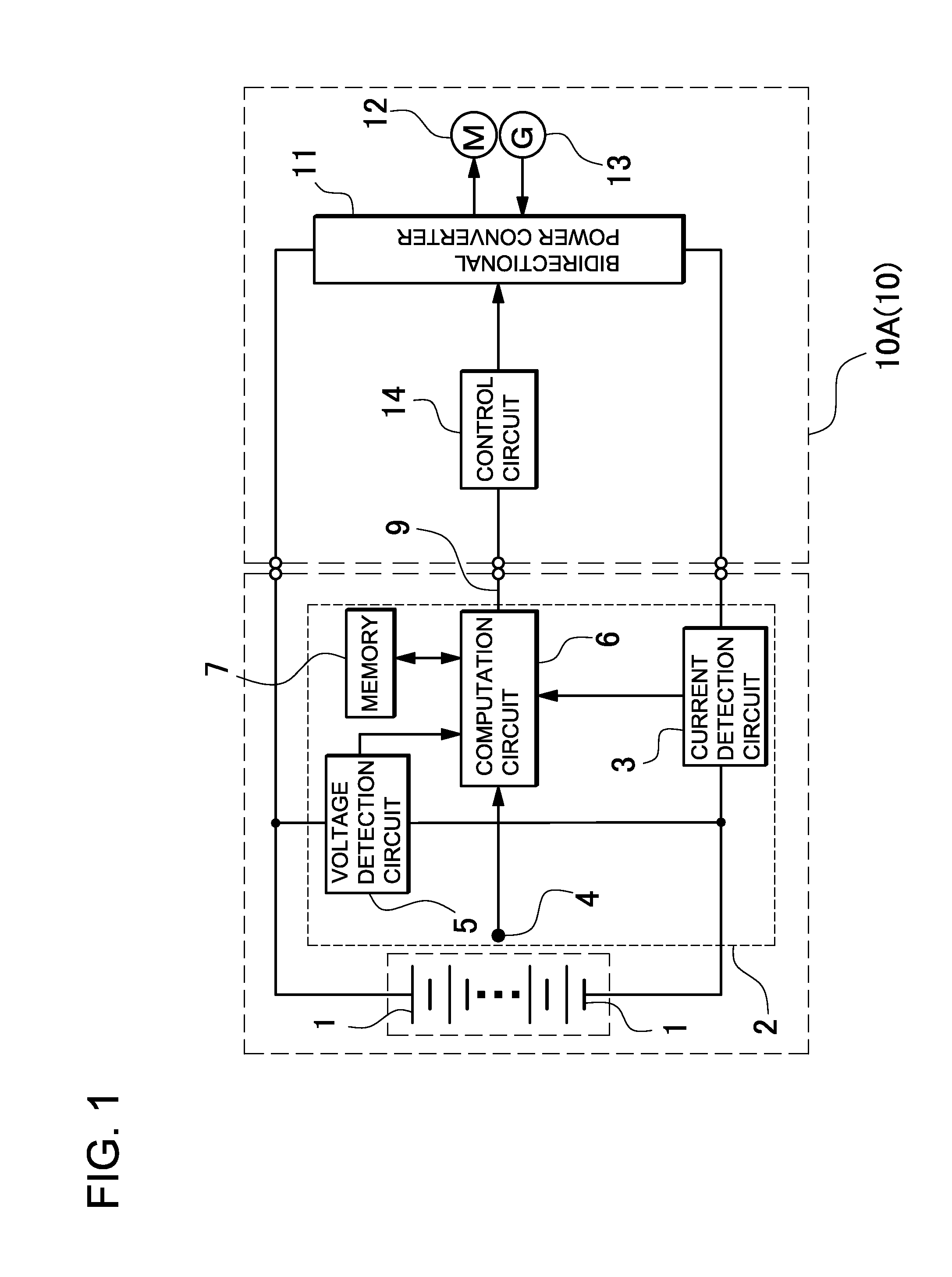 Method of detecting battery degradation level