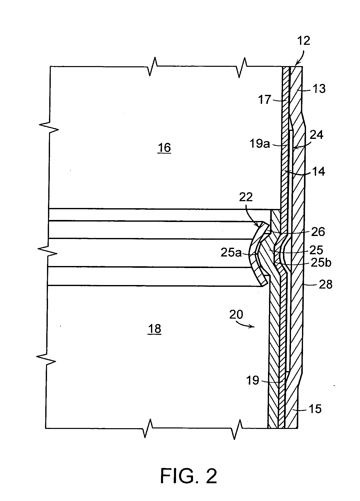 Non-metallic expansion tank with internal diaphragm and clamping device for same