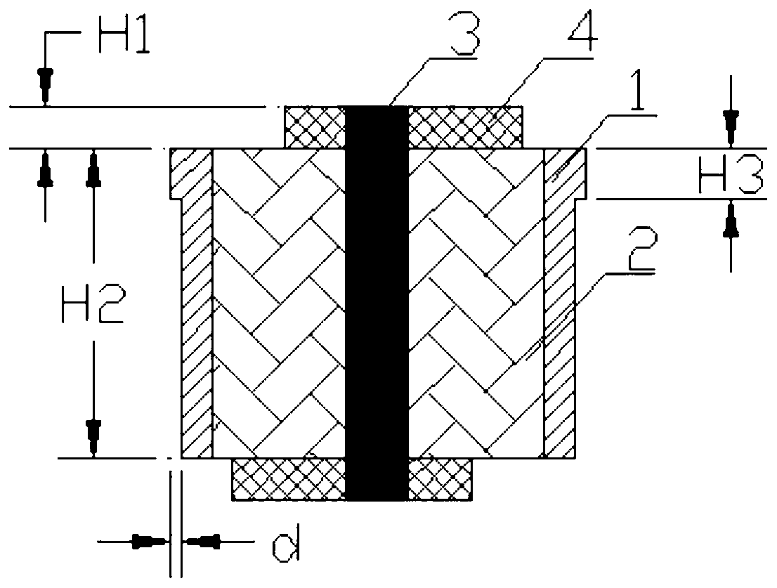 Self-matching ultra-wideband microwave insulator