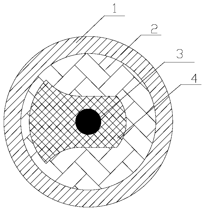 Self-matching ultra-wideband microwave insulator