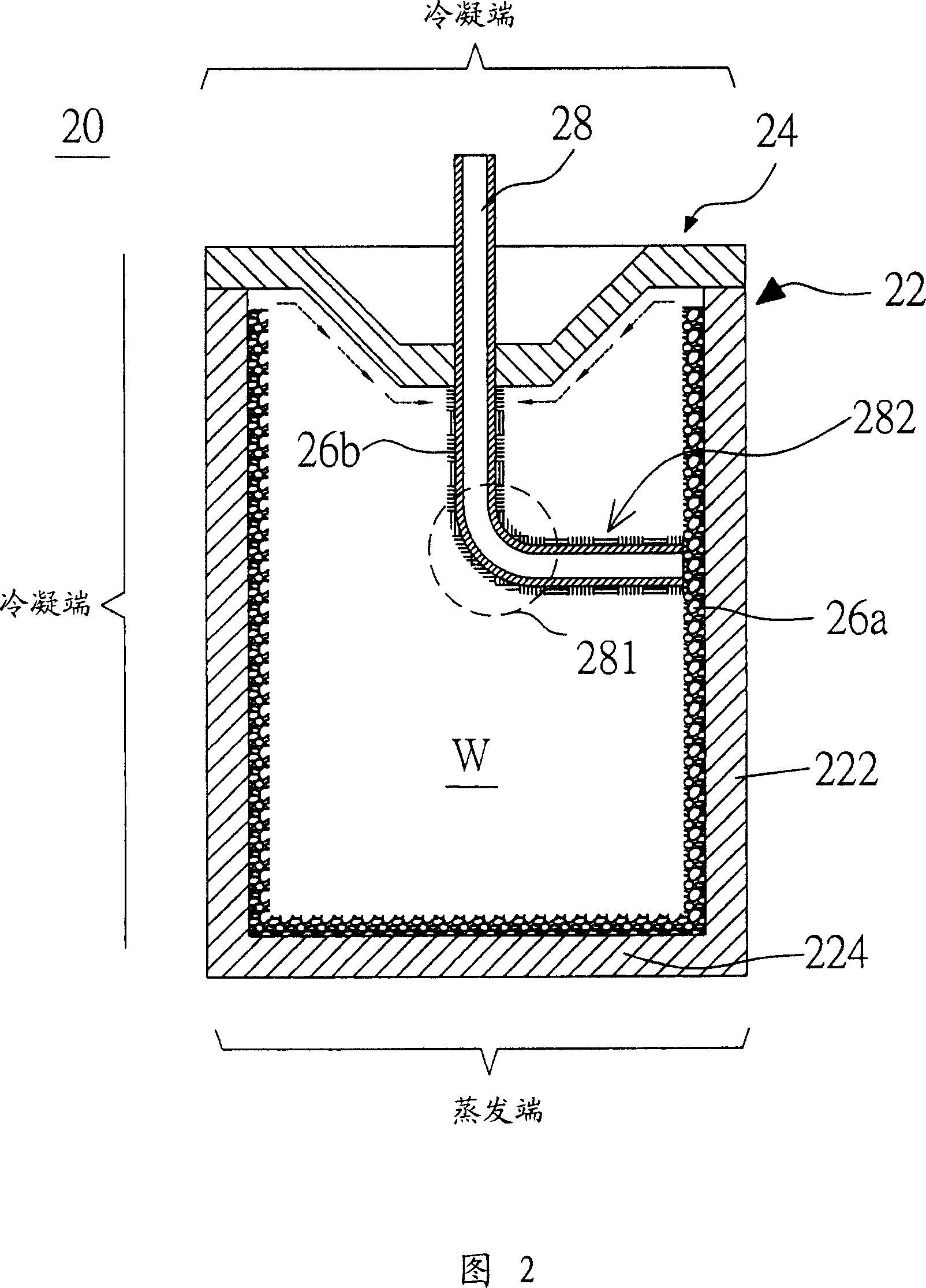 Heat radiation module and its heat pipe