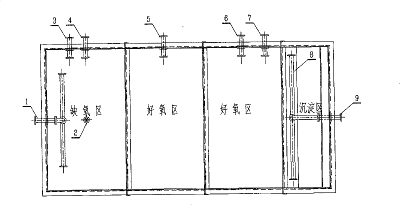 High efficiency bio-augmentation treatment method for printing and dyeing wastewater