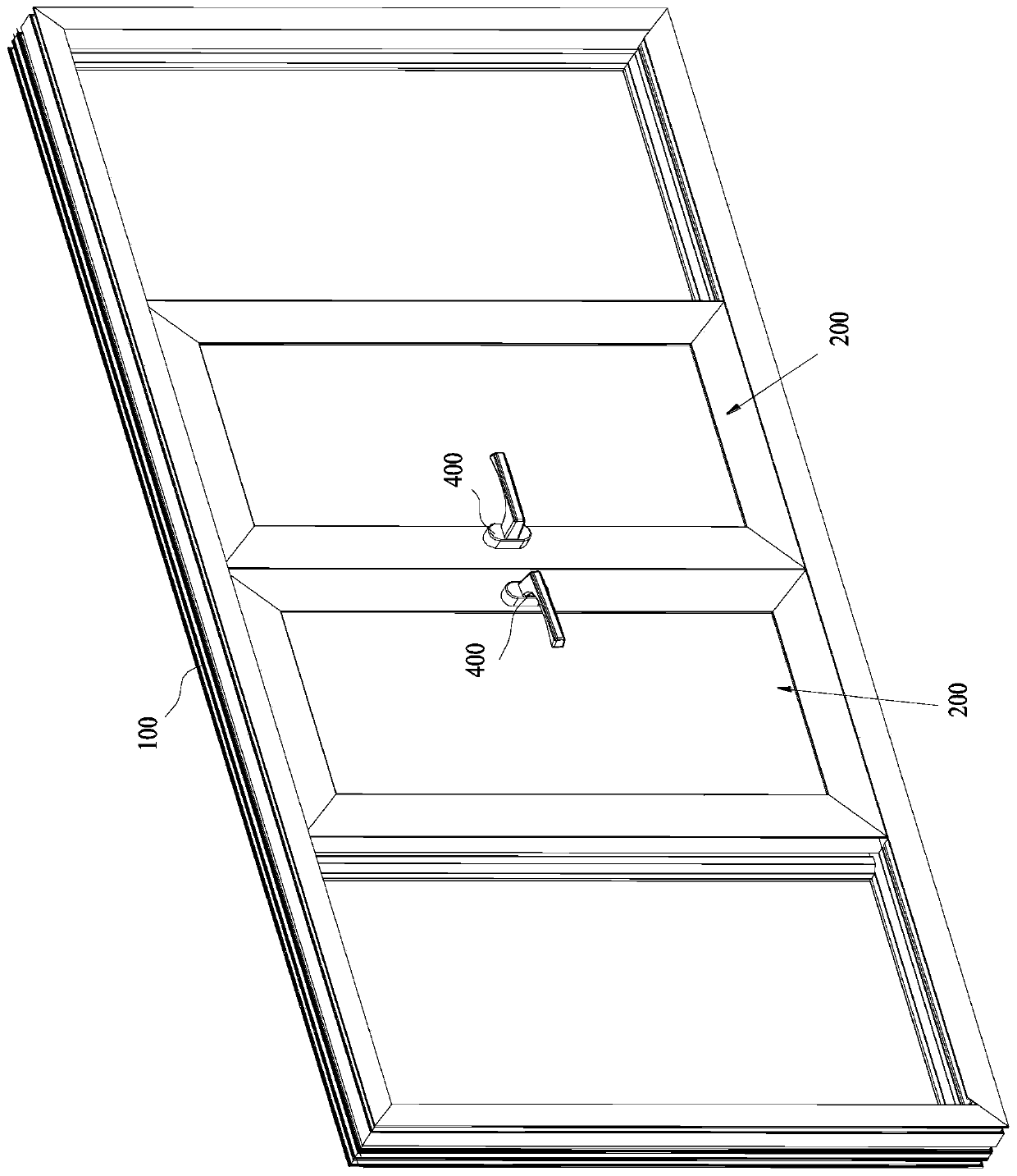 Translational airtight door and window