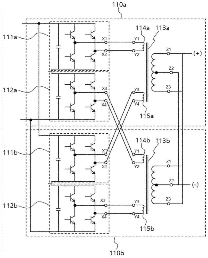 Power conversion apparatus for resolving power imbalance between multiple output terminals