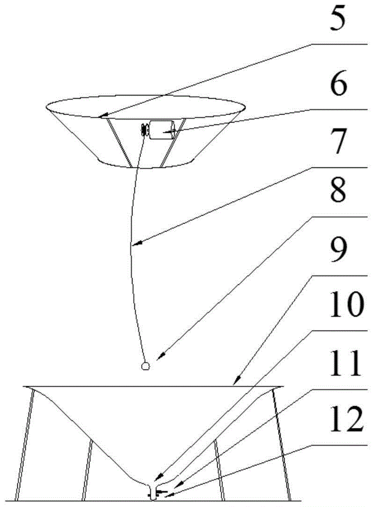 Vehicle-mounted aircraft take-off and landing device