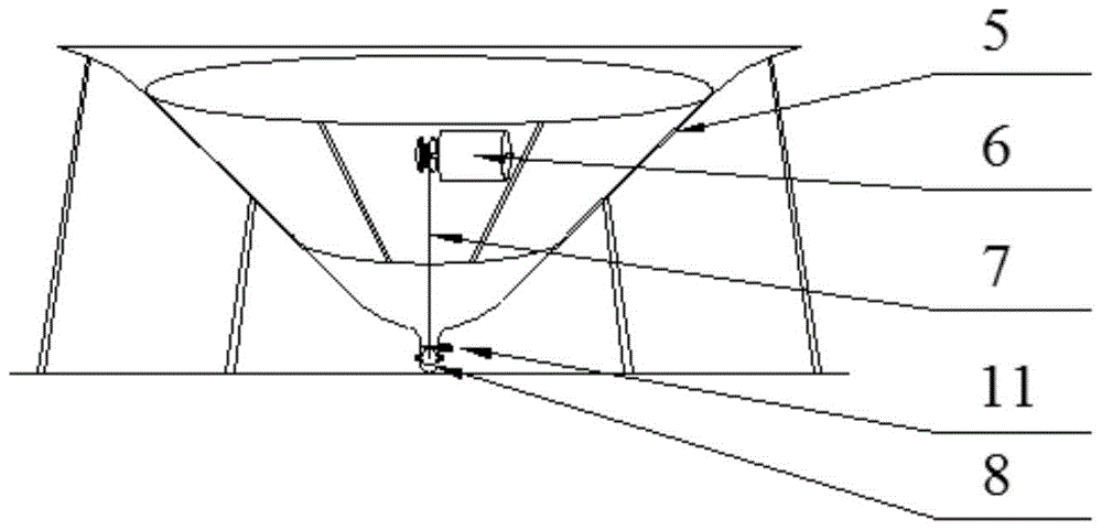 Vehicle-mounted aircraft take-off and landing device