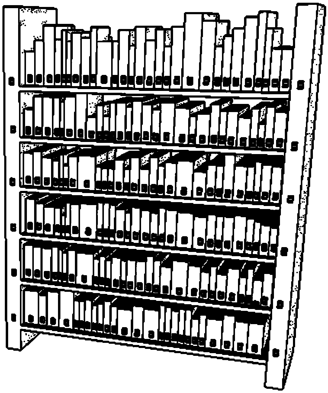 Book management method based on autonomous mobile robot