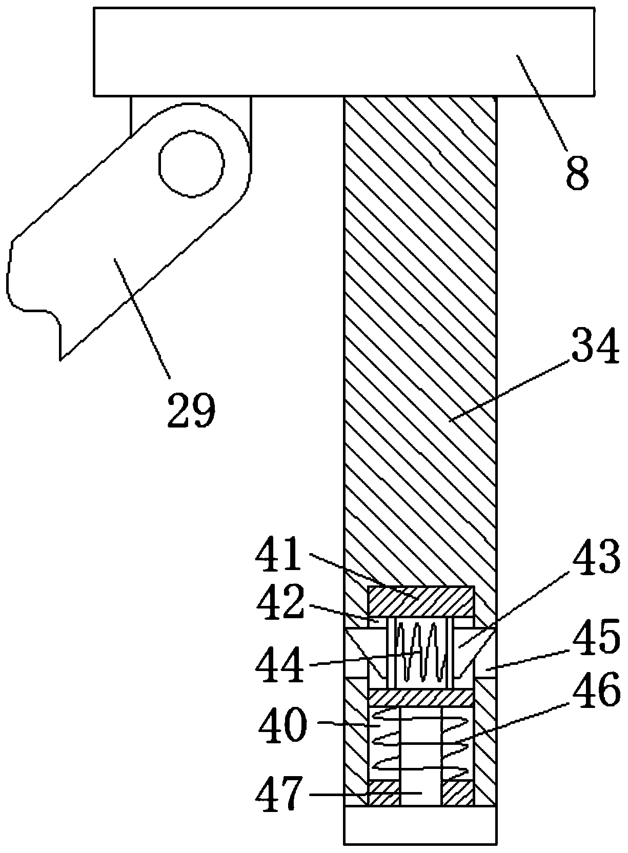 Auxiliary walking device for park management work and using method thereof