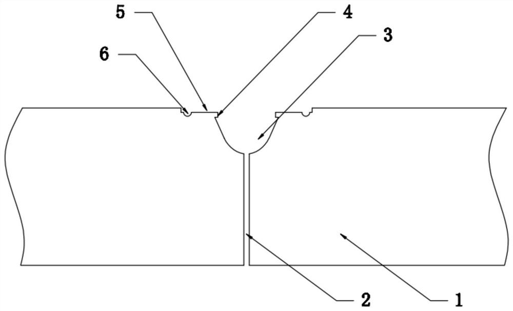 Concrete gap repairing and anti-seepage treatment method