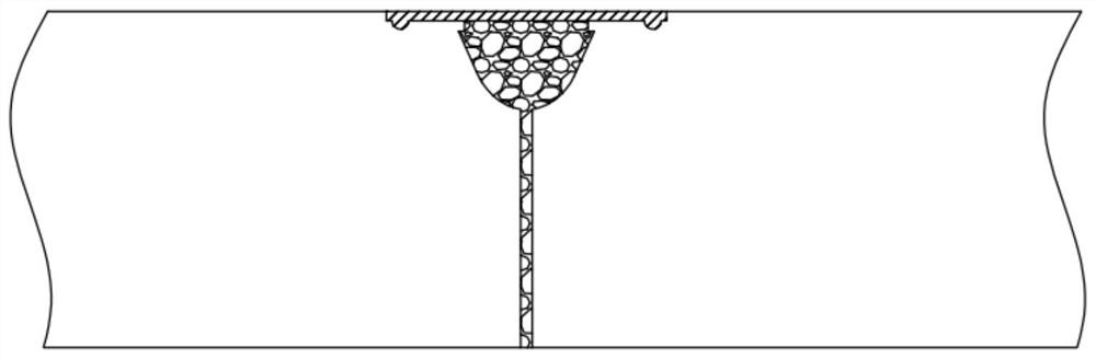 Concrete gap repairing and anti-seepage treatment method