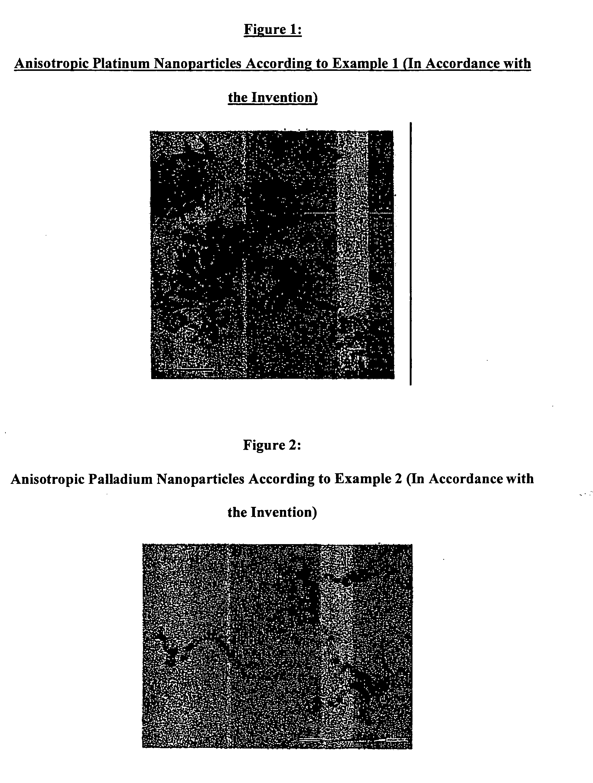 Method for synthesizing a catalyst based on anisotropic metallic nanoparticles by a micellar means