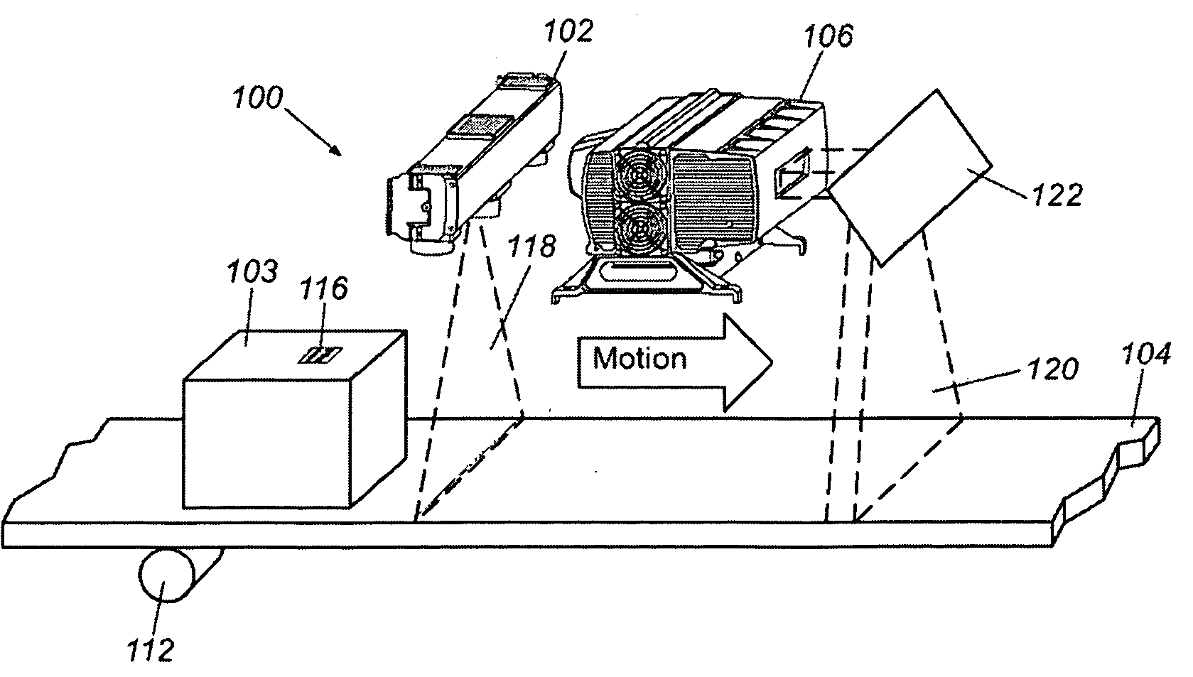 Dimensioning and barcode reading system