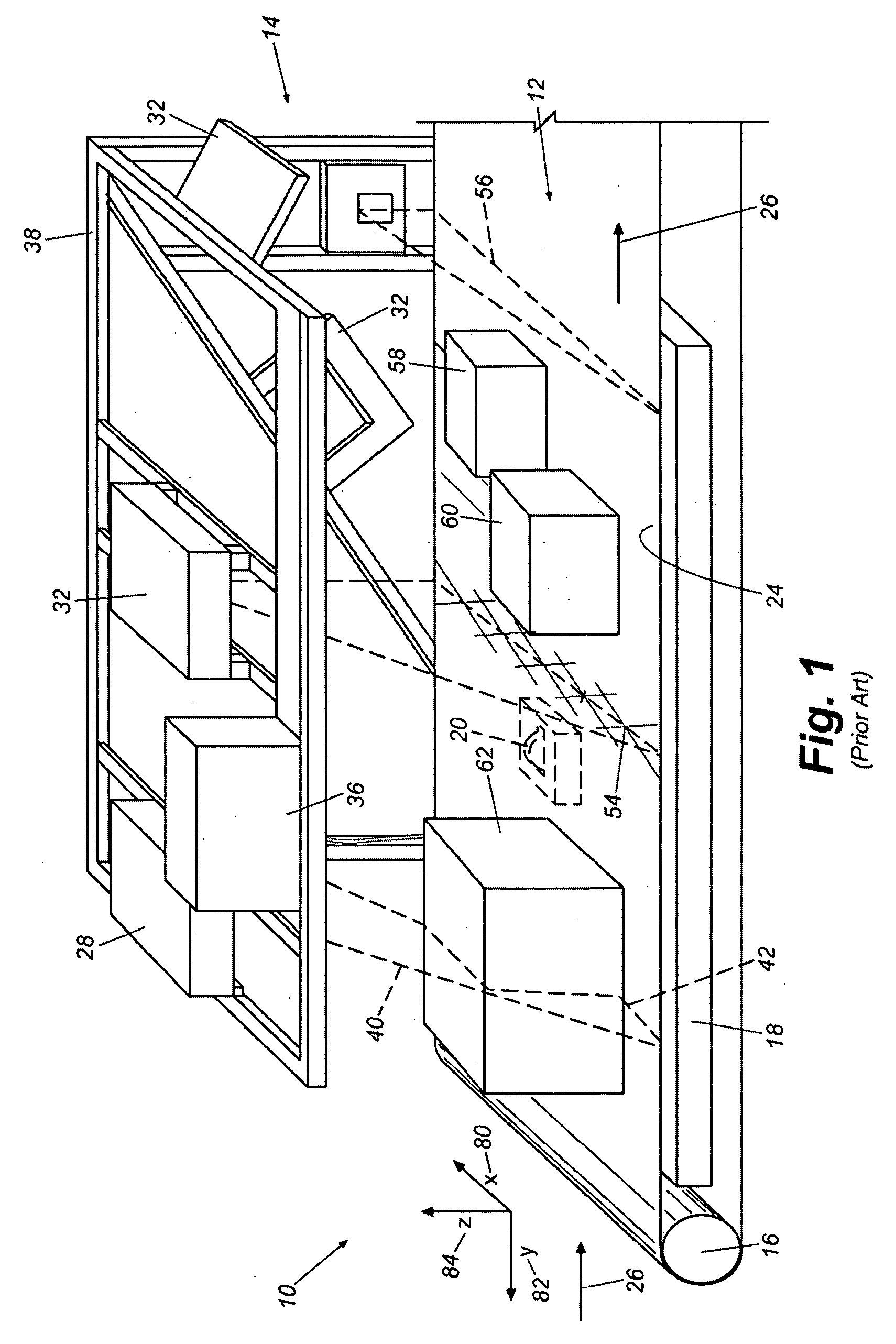 Dimensioning and barcode reading system