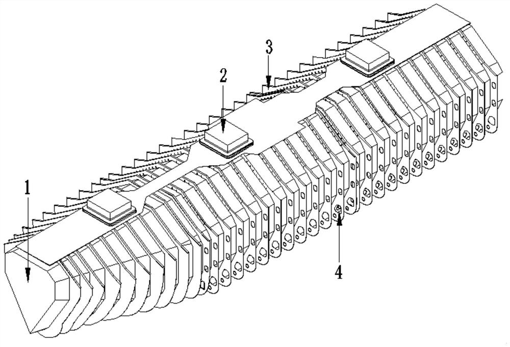 LNG ship structure transformed from waste ship and transformation method of LNG ship structure