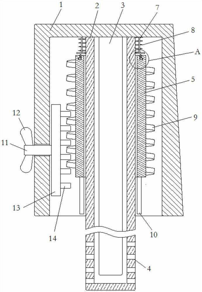 A salinity sensor protection device that uses water flow to prevent marine biosorption