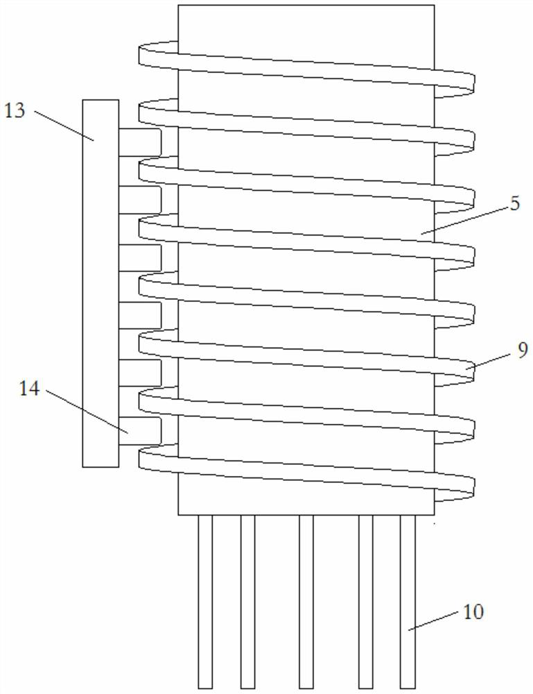 A salinity sensor protection device that uses water flow to prevent marine biosorption