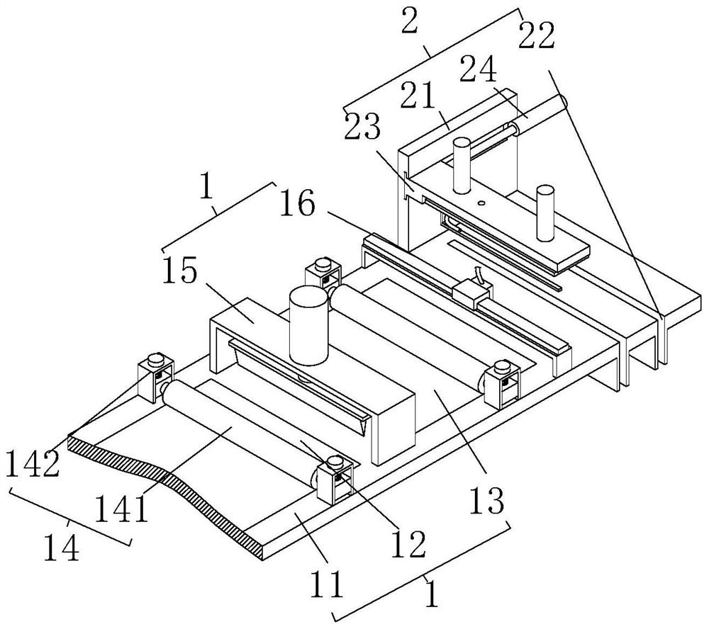 Automatic thirteen-edge sticking machine