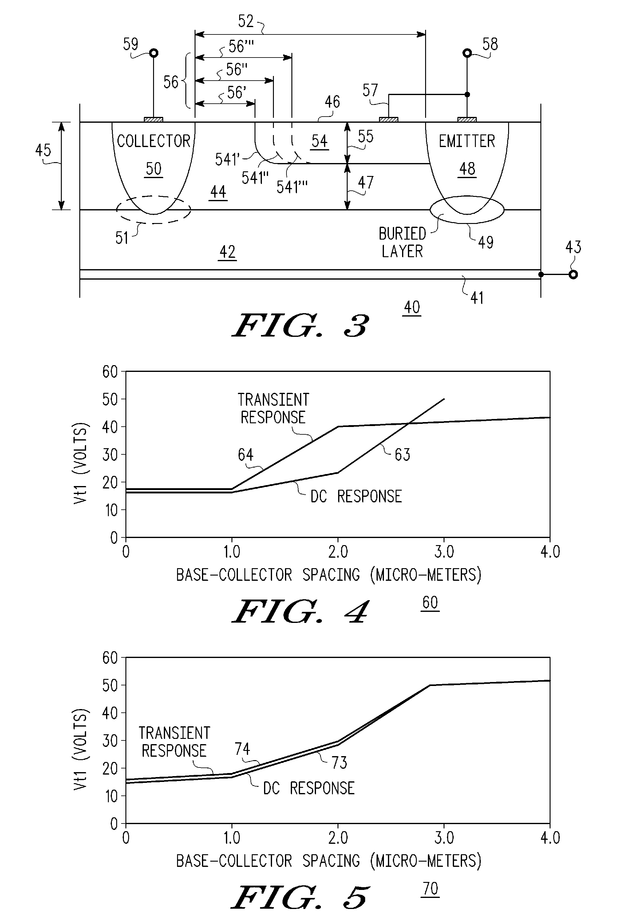 Buried asymmetric junction ESD protection device