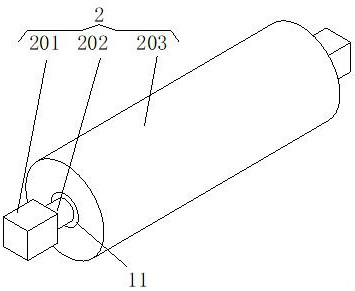 Cutting device with good pressing effect for lithium battery aluminum foil machining