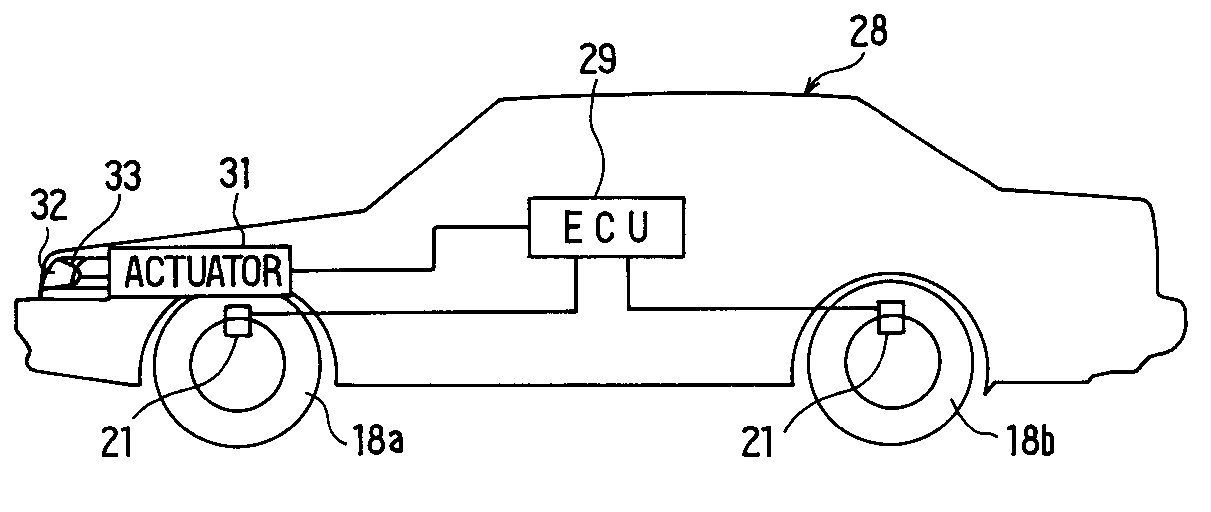 Height sensor and vehicular headlight beam axis leveling apparatus