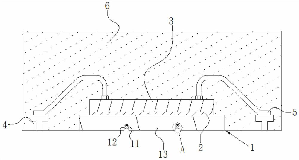 QFN packaging semiconductor device