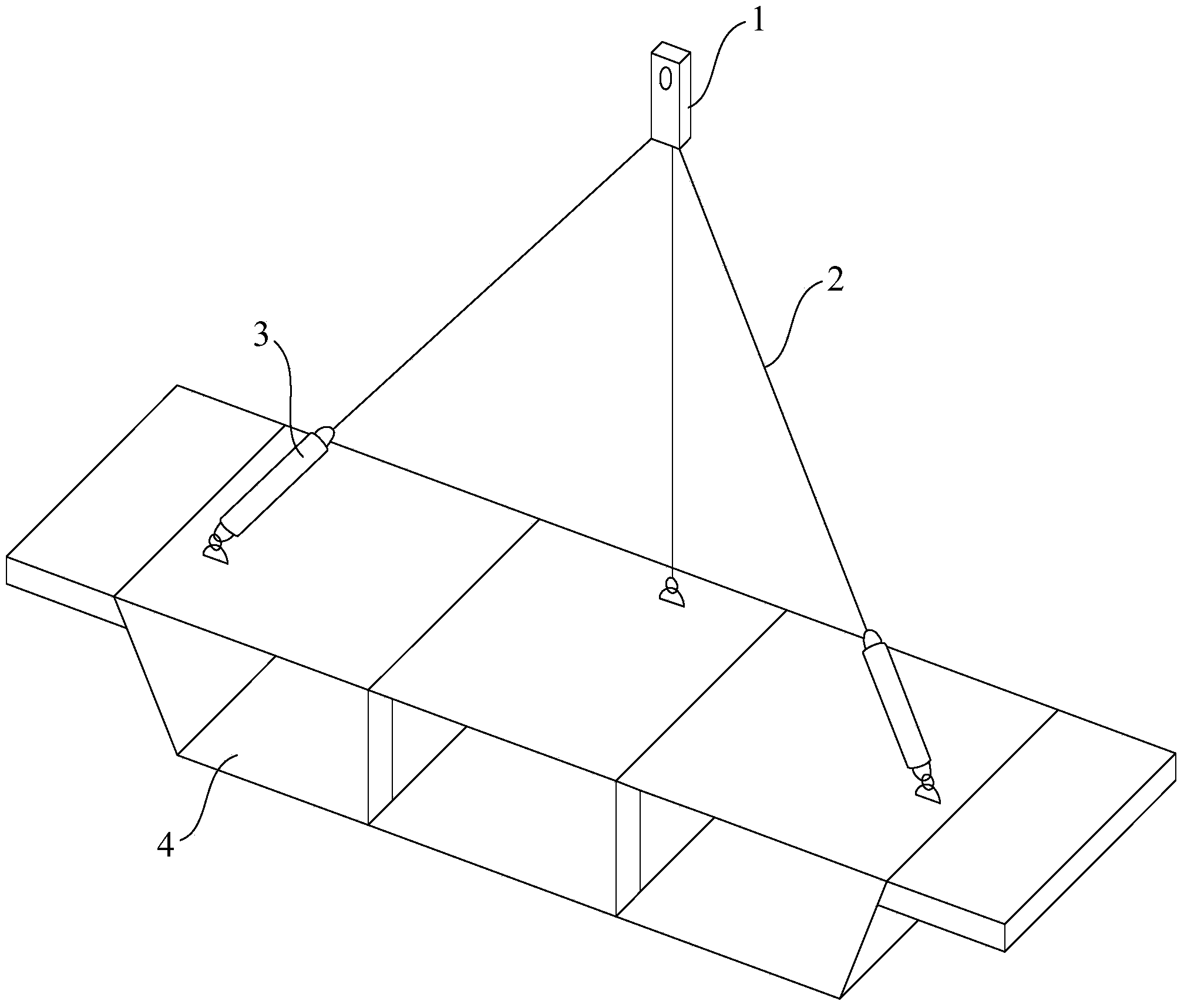 Hoisting rigging and hoisting method thereof