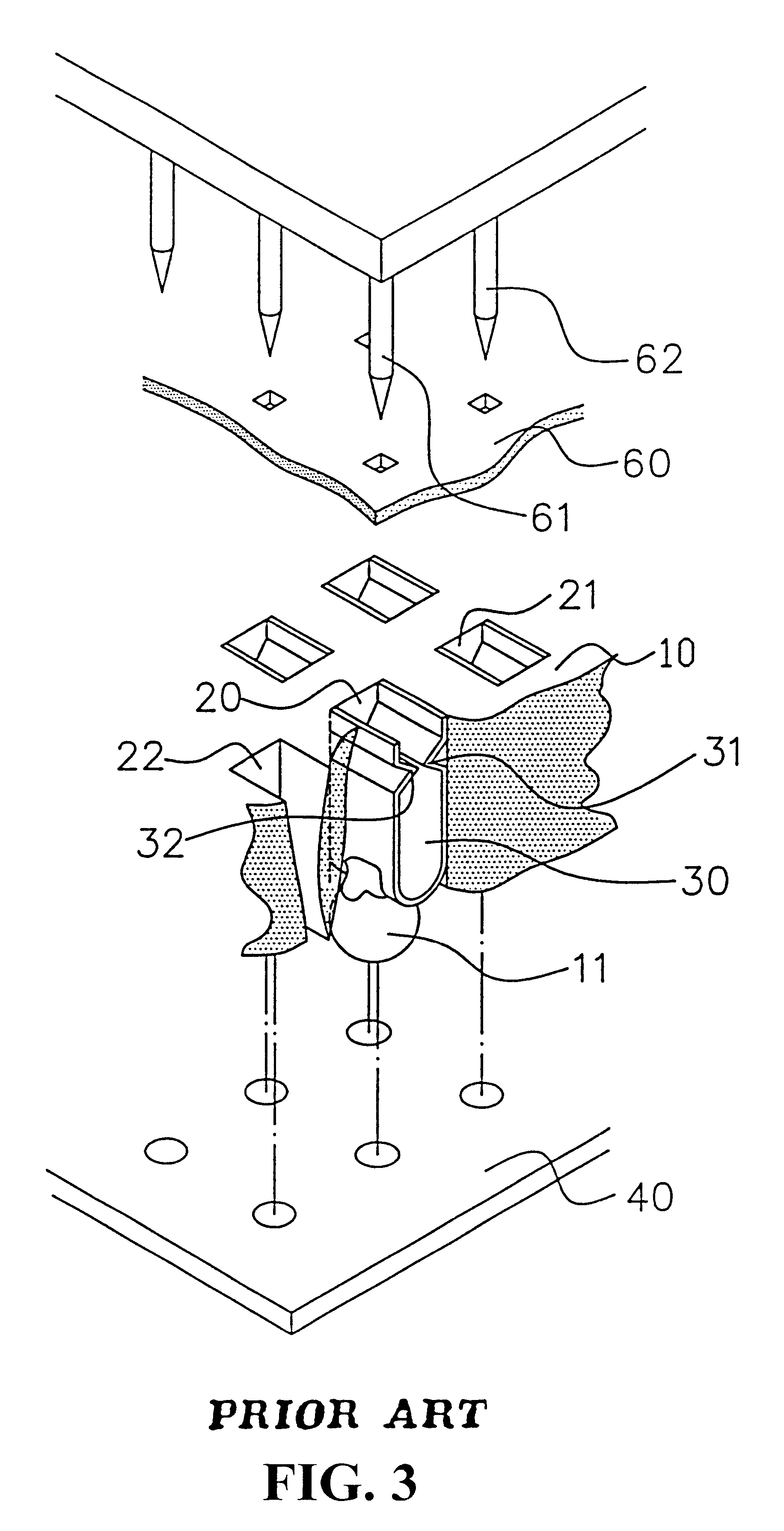 Structure of a ball grid array IC socket connection with solder ball