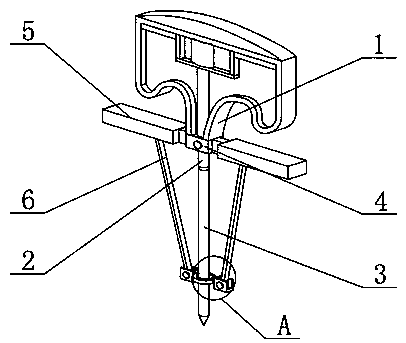 Blood department bone marrow puncture needle