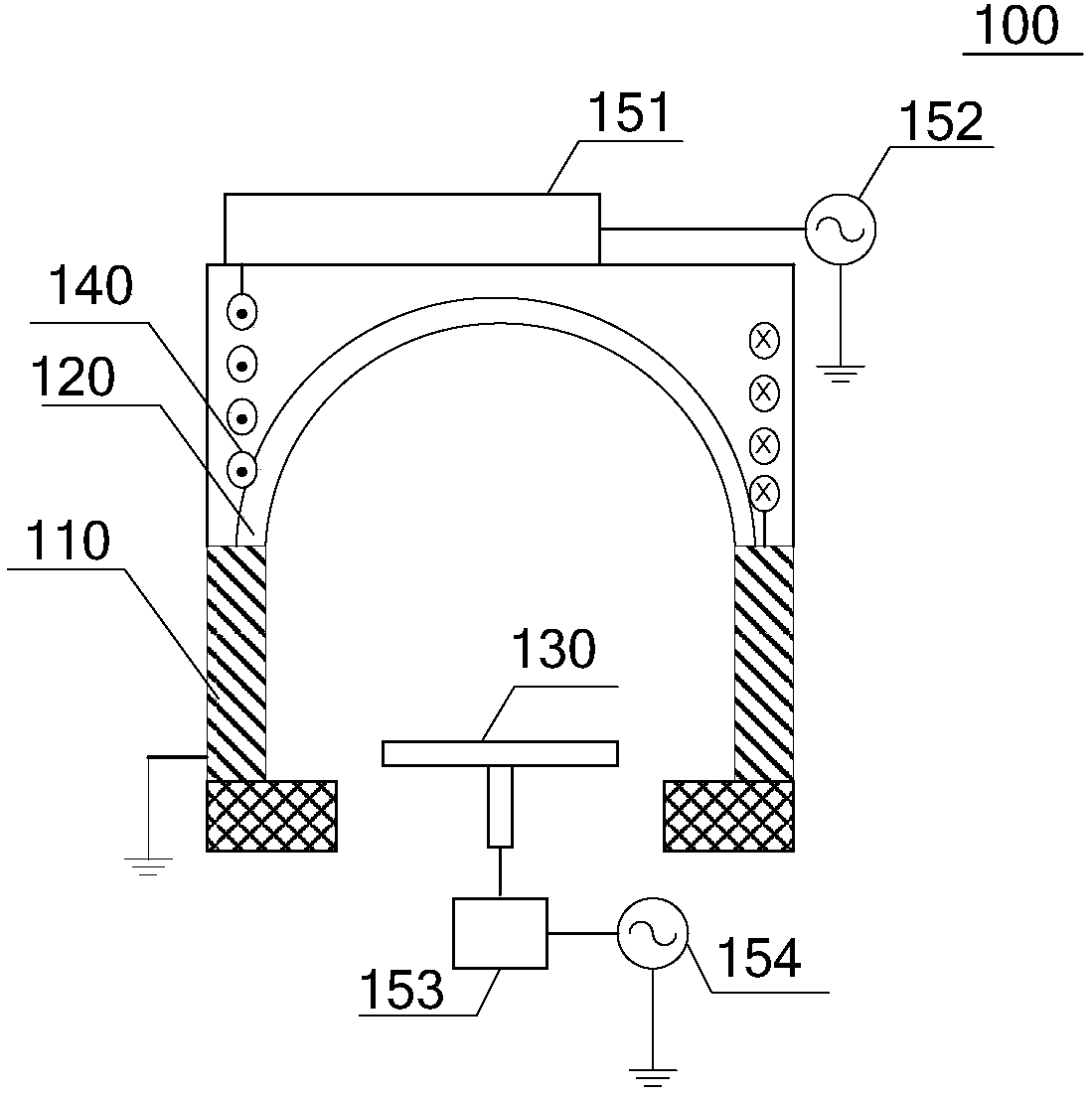 Pre-cleaning cavity and semiconductor processing device