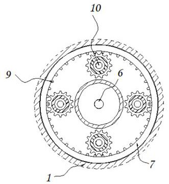 Oil-gas separator capable of eliminating bubbles for deep sea oil drilling