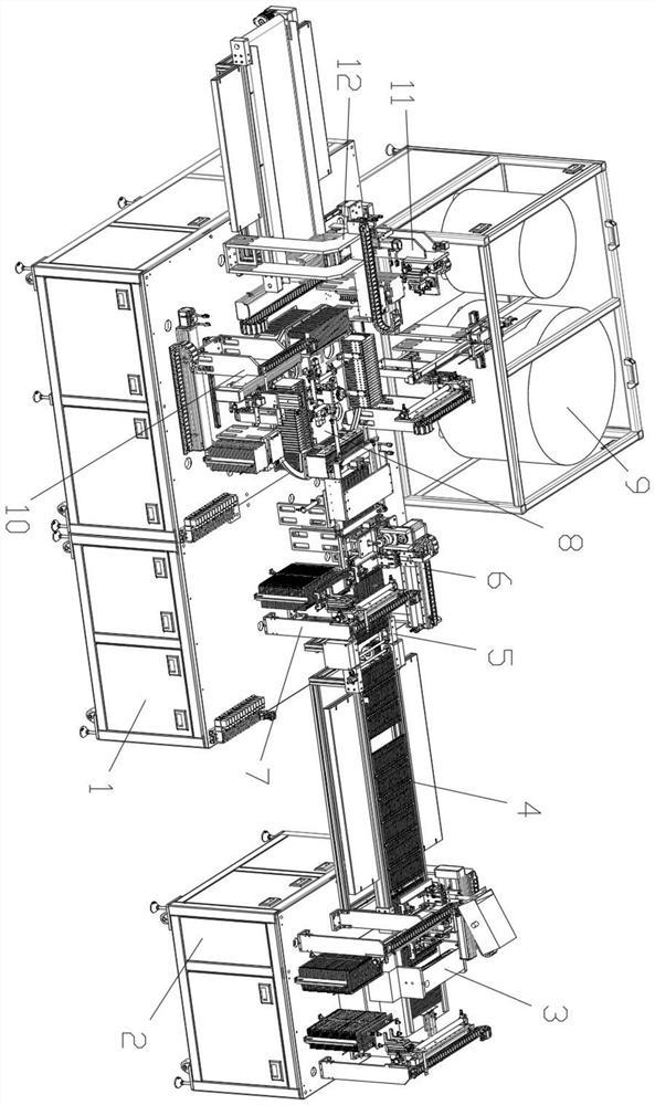 Automatic screening and packaging process for medical test paper