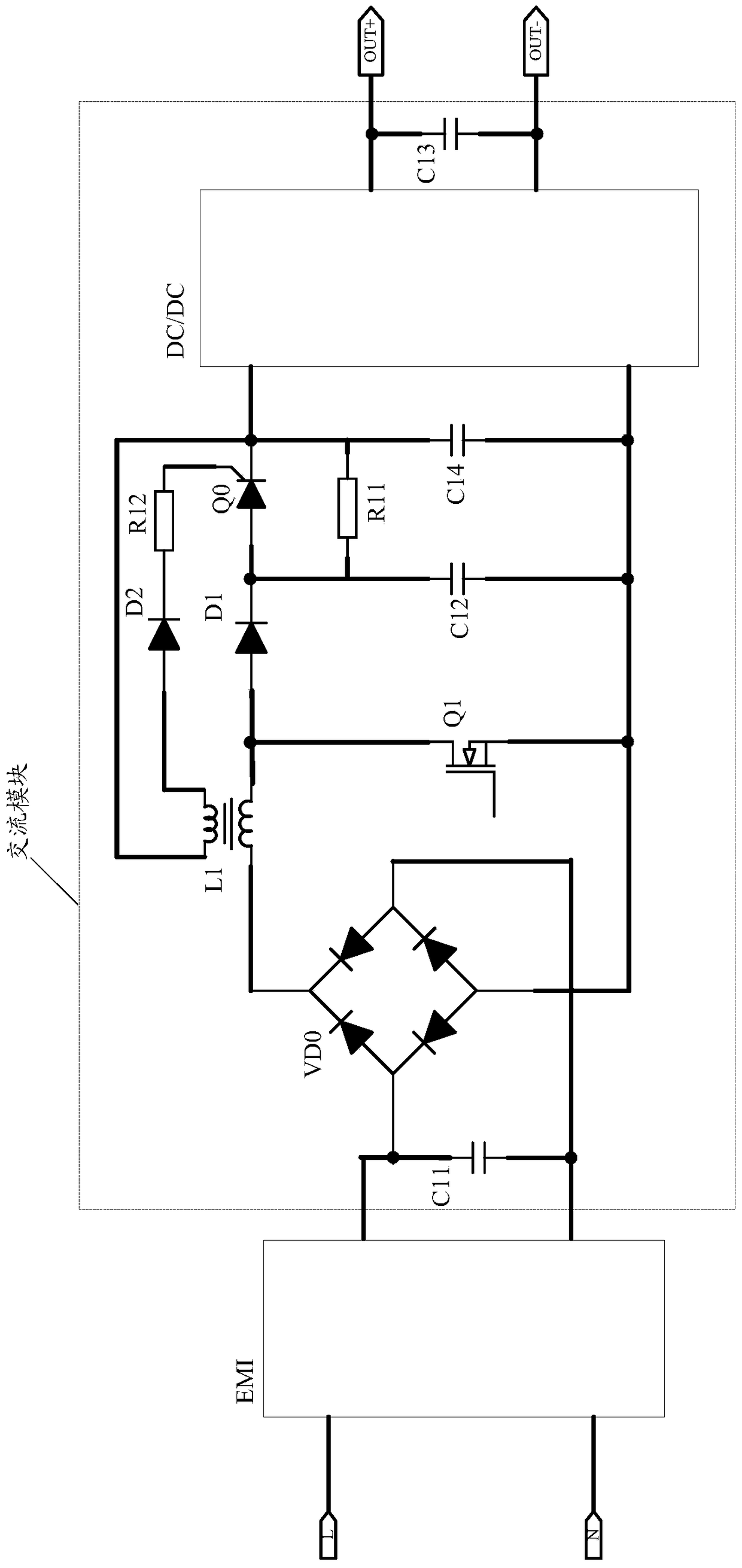 Drive circuits for thyristors and circuits for AC modules