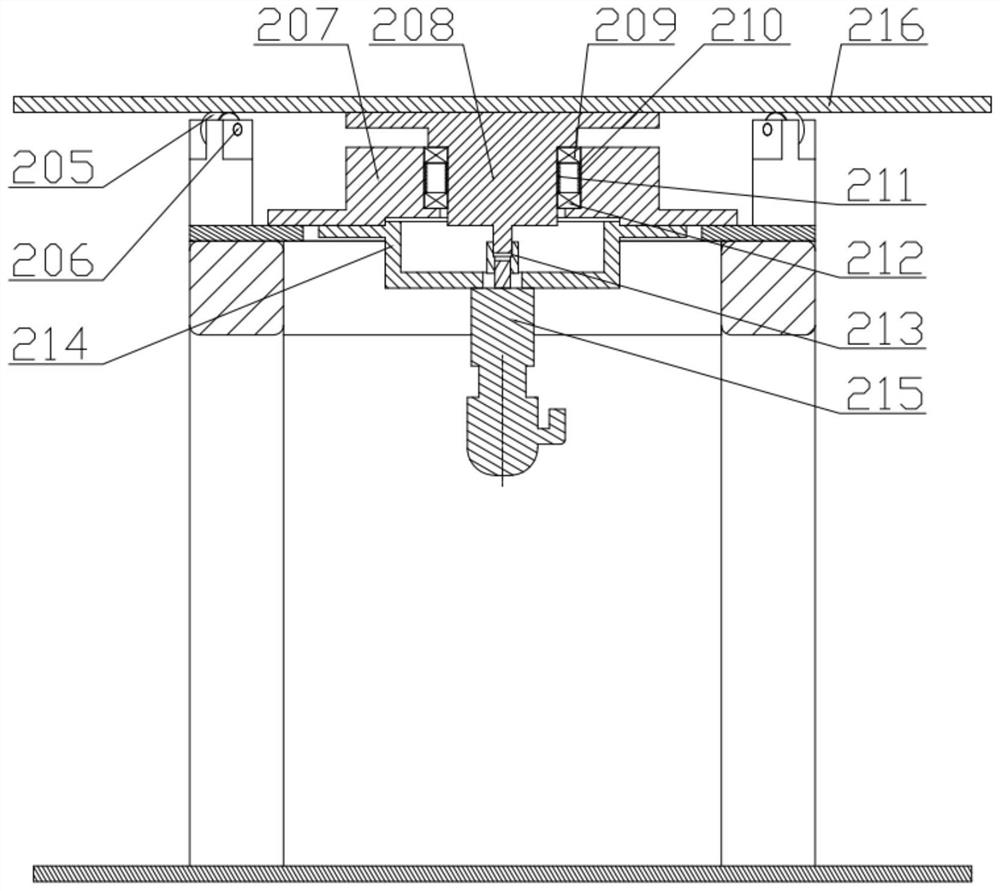 Automatic press-fitting device for main reduction gear of gearbox