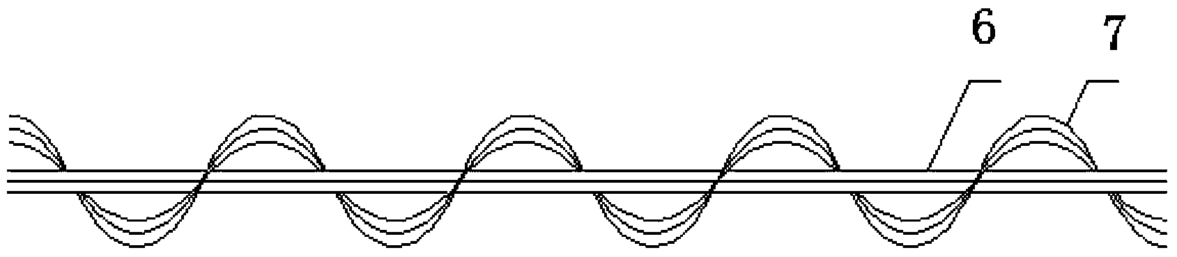 Low-denier cotton-feeling filament yarn fabric and weaving method thereof