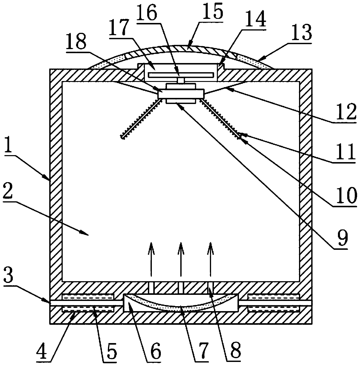 Computer case capable of rapidly dissipating heat