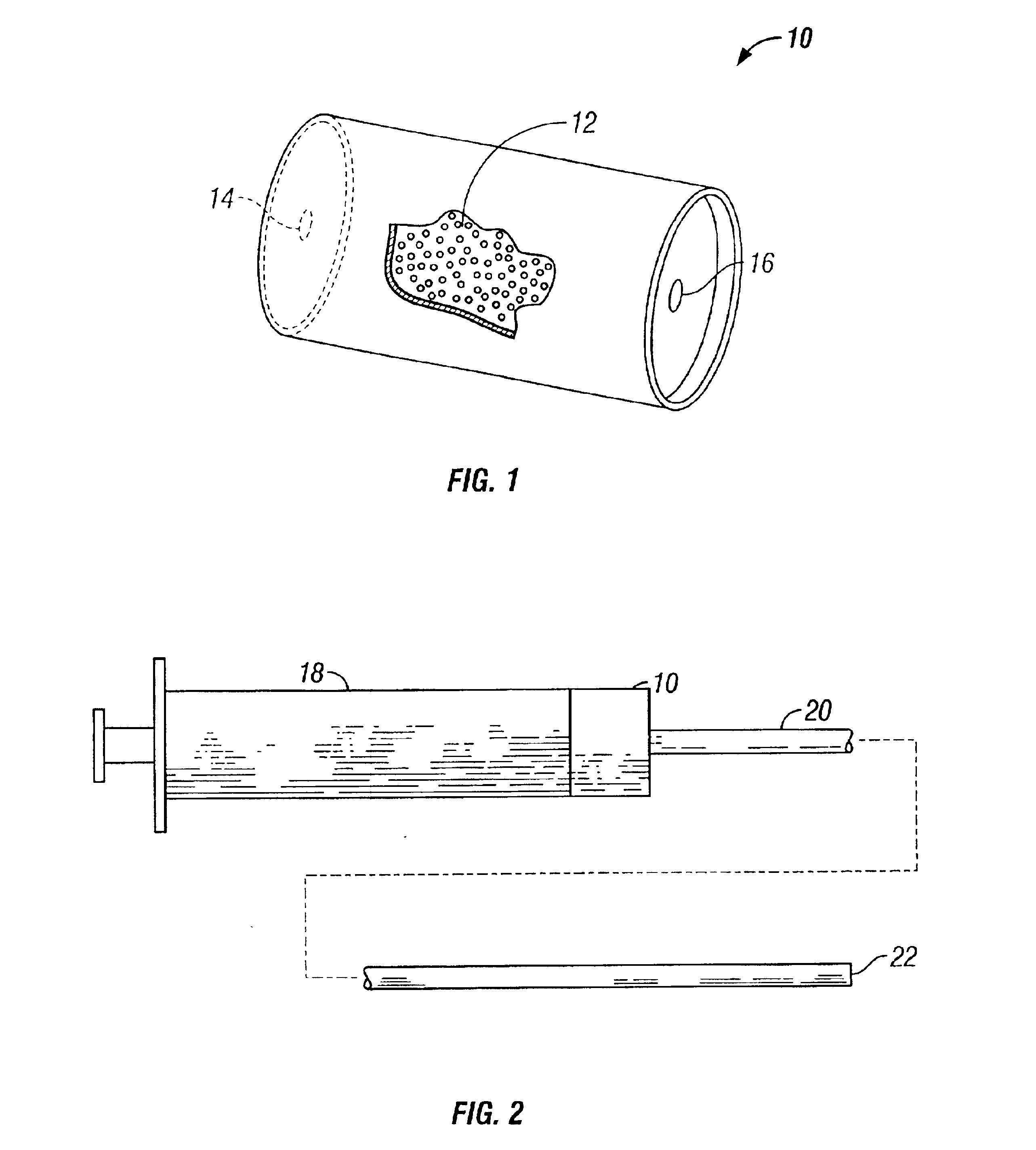 Containers and methods for delivering vaso-occluding filaments and particles