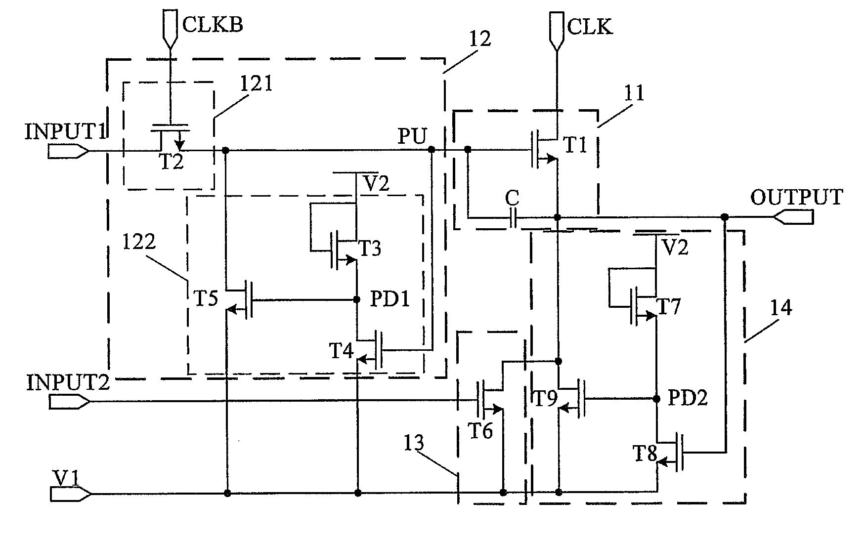 Shift register unit, gate driving circuit, and display device comprising the same