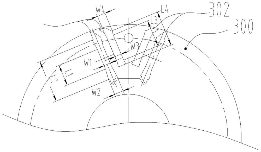 Rotor punching sheet, rotor iron core, motor rotor, assembling method and motor