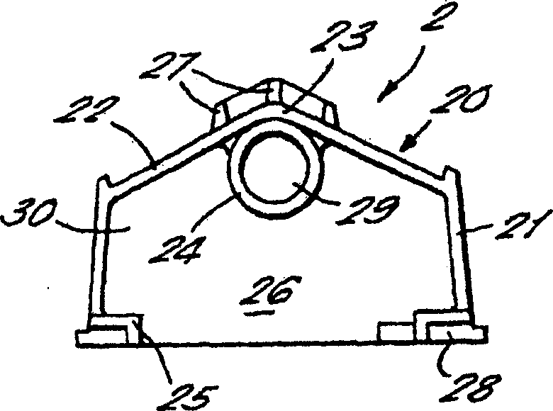 Security device, use of a security device and a method of securing a handle