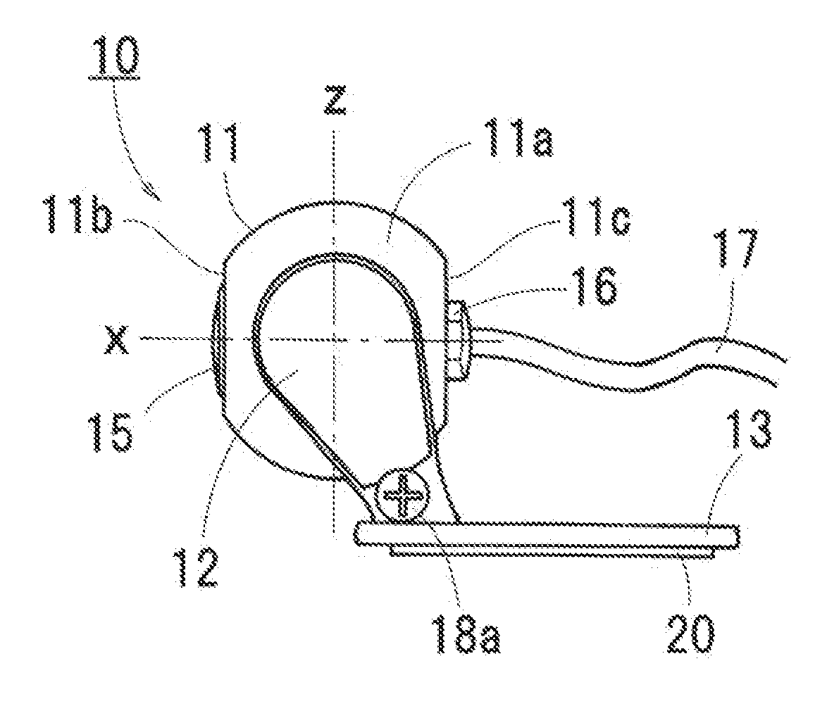 Camera device with reduced size