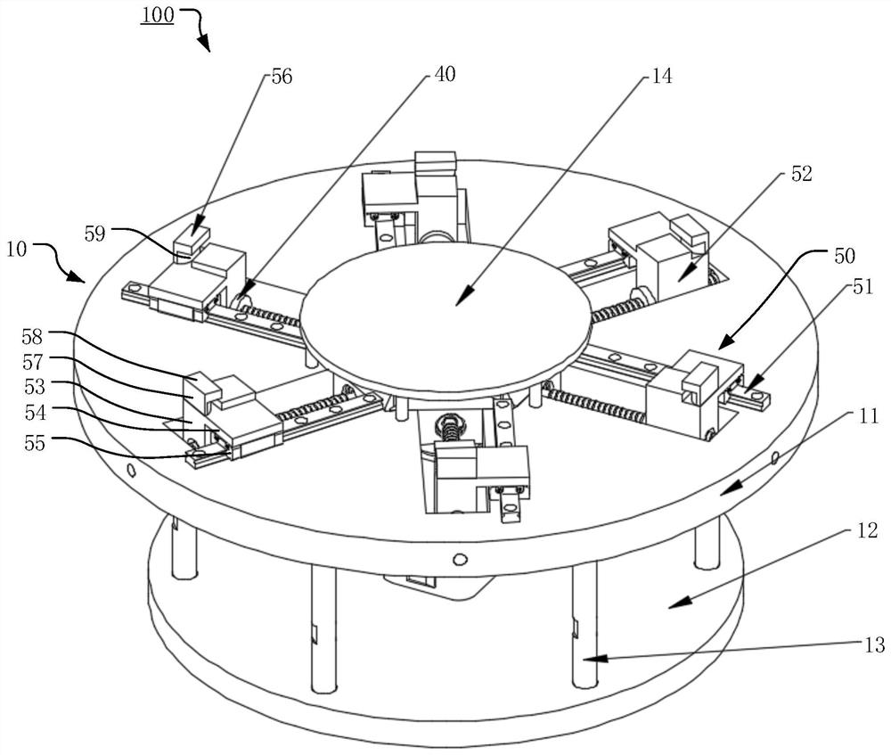 Wafer centering mechanism, wafer transmission device and wafer thinning equipment