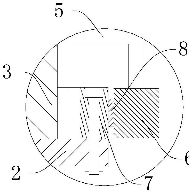 Lime distributing device for concrete pouring