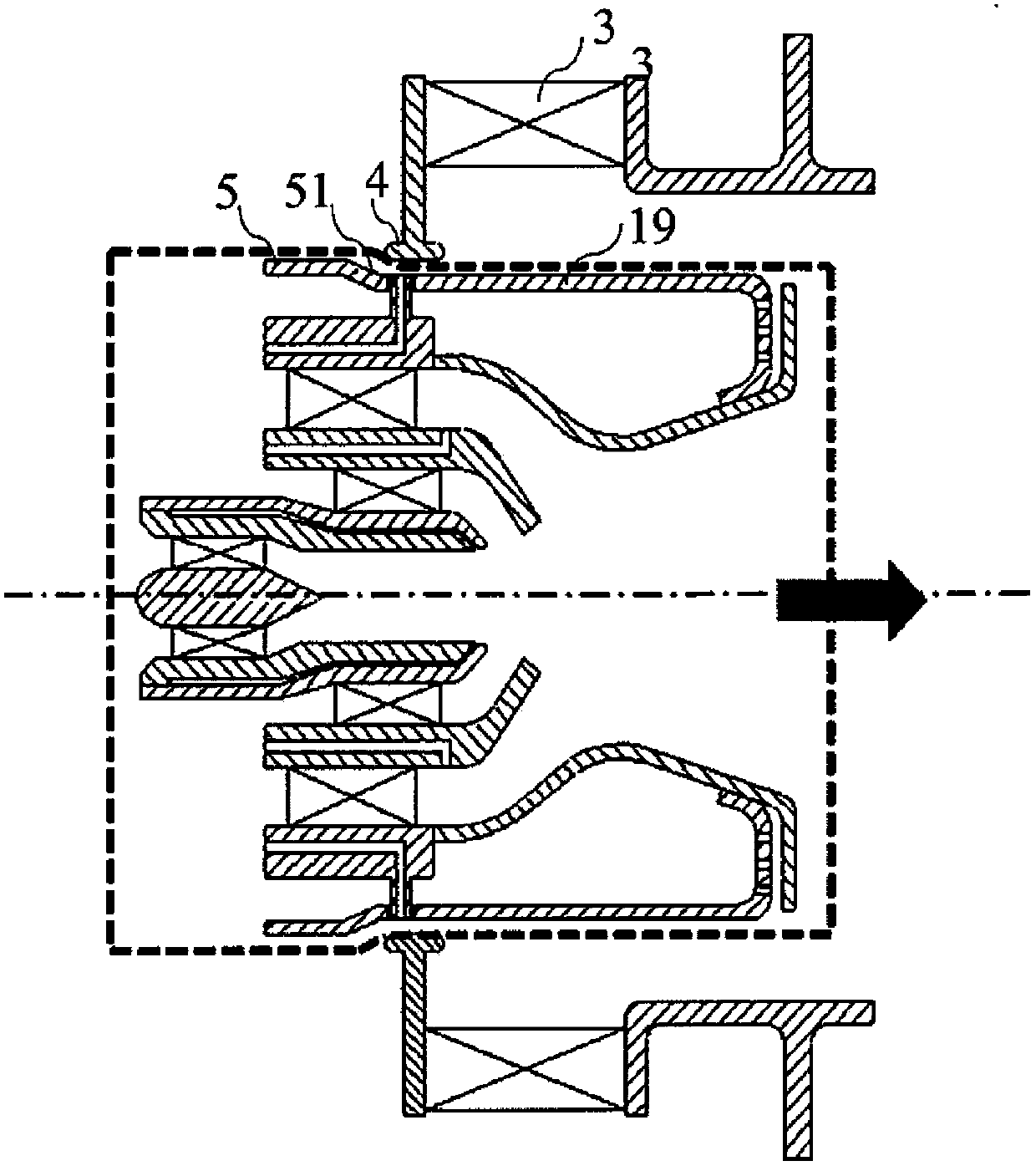 A combustion chamber fuel injection and mixing device and a combustion chamber comprising the same