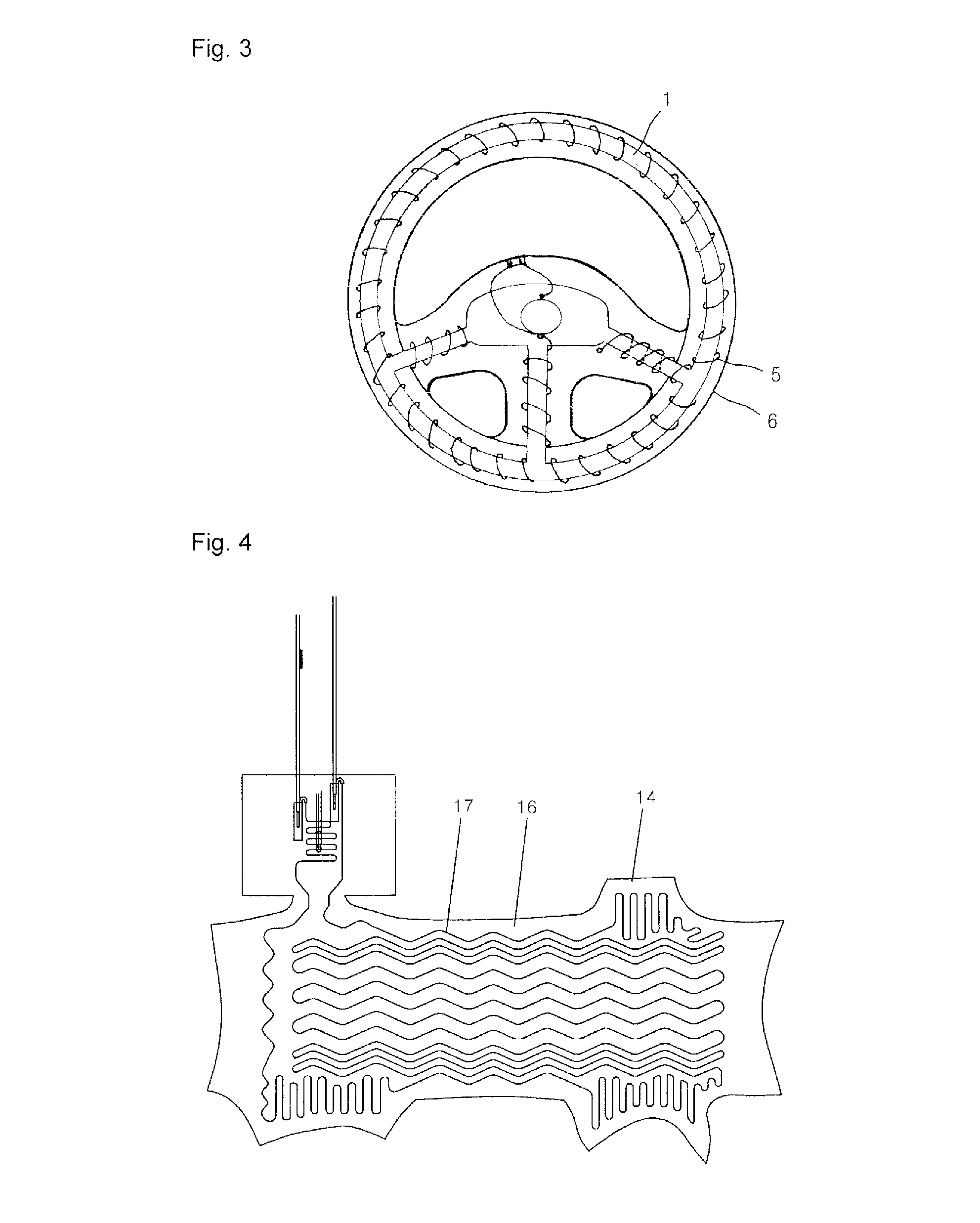 Method for forming a heating element for use with a steering wheel