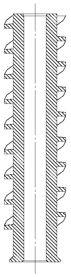 Electric submersible pump for multistage dual-reverse-screw lifting split bearing structure